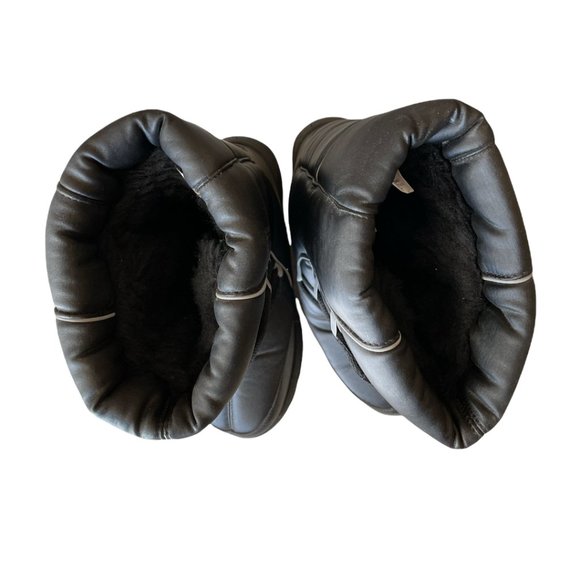 Khombu Black Snow Boots Sz 8 - Picture 3 of 6